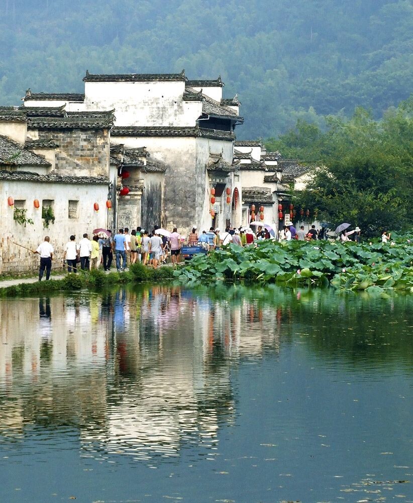中国画里乡村.