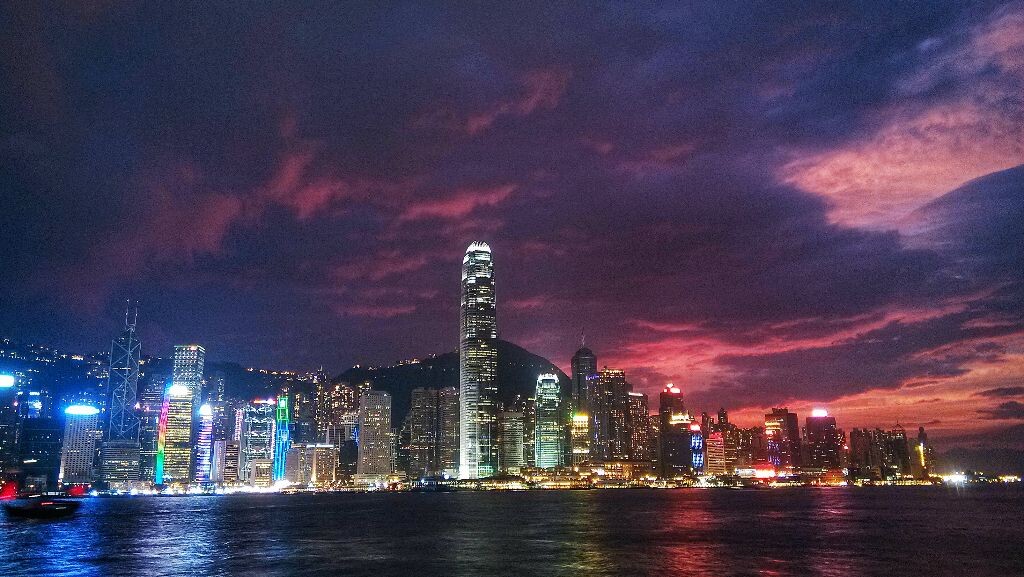 迷人的维多利亚港