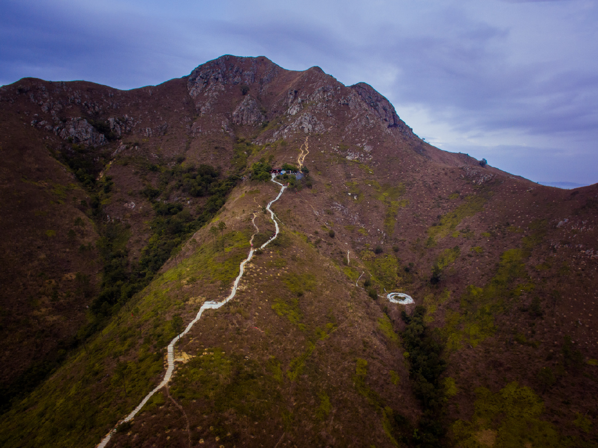 广东陆丰法留山航拍