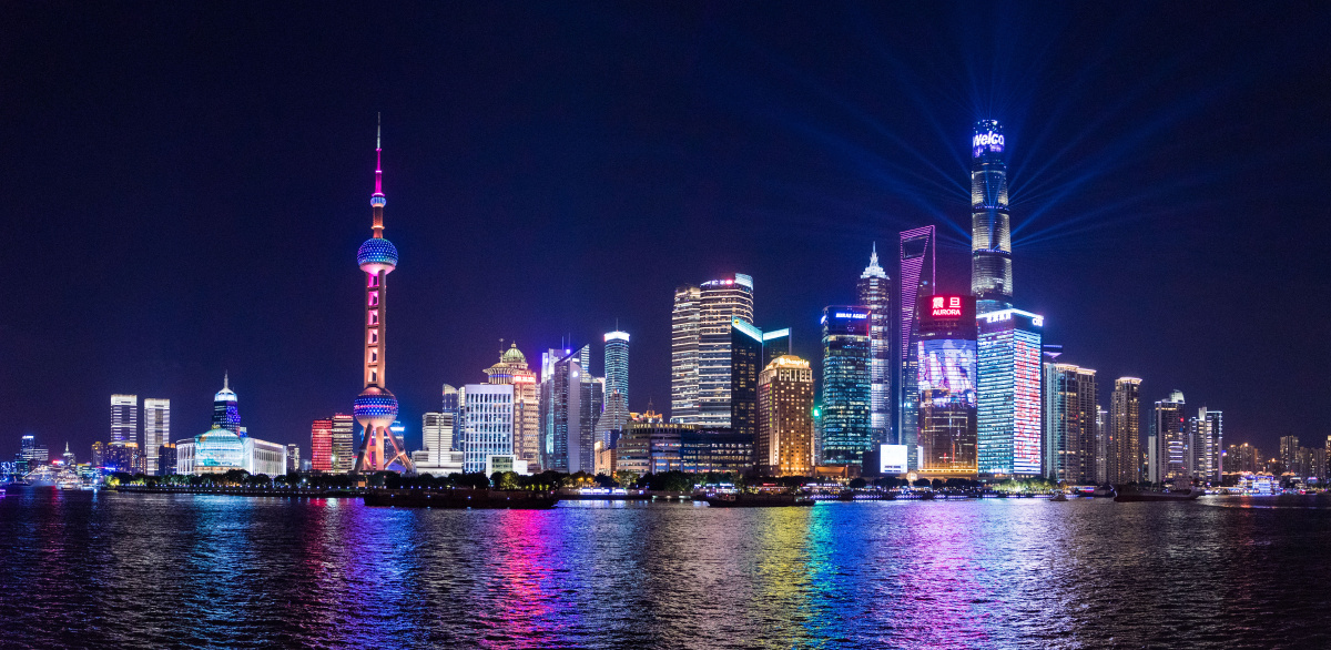外滩夜景.东方明珠