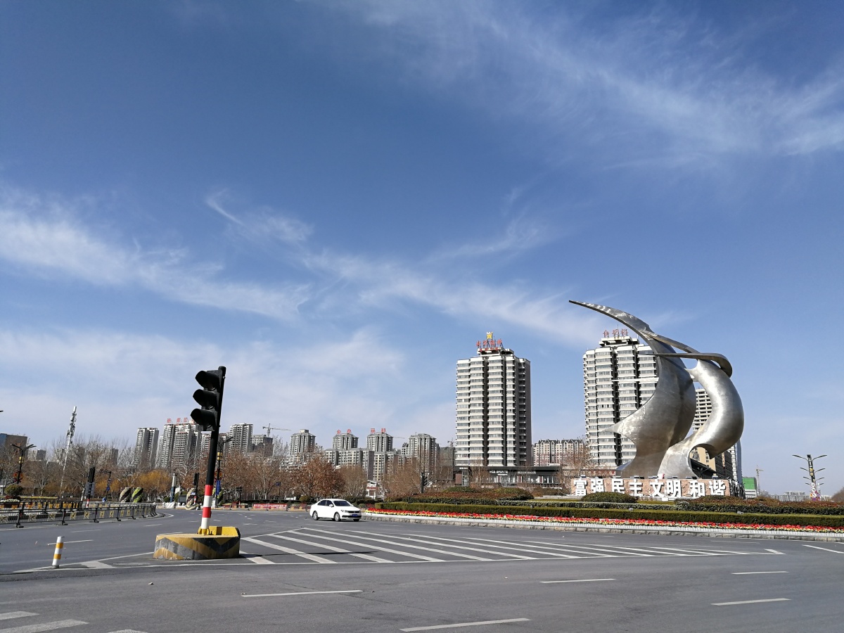 开封市金明广场黄河风雕塑