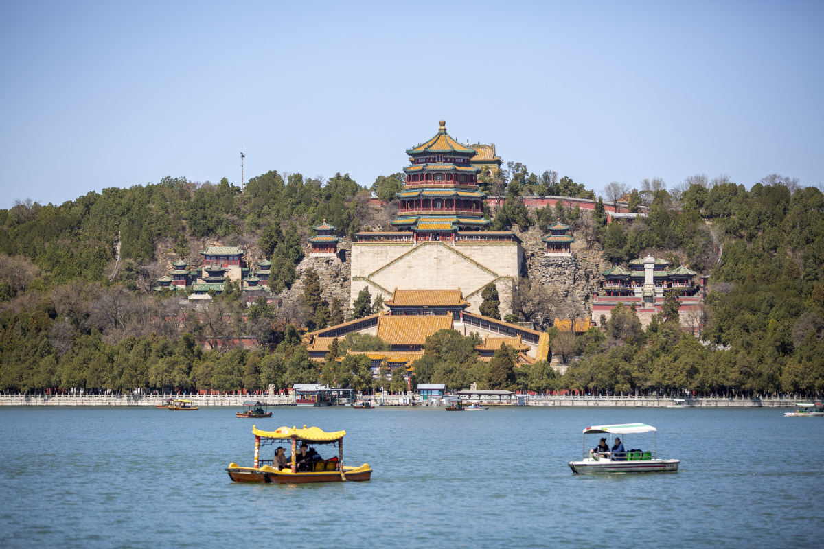 颐和园佛香阁 - 忧郁蓝色 - 图虫