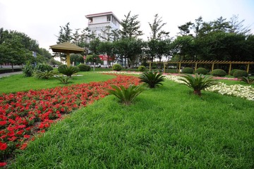长春 街角 亭子