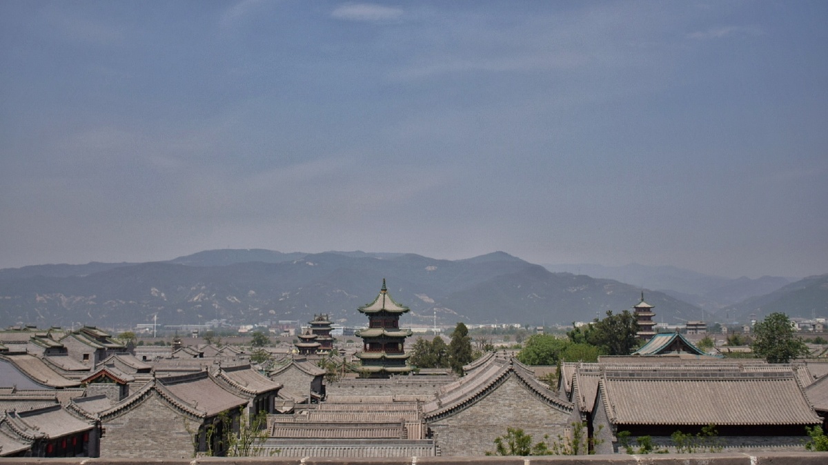 山西太原晋源古县城一角