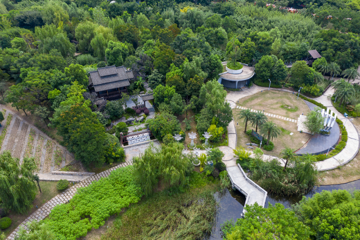 武汉园博园航拍