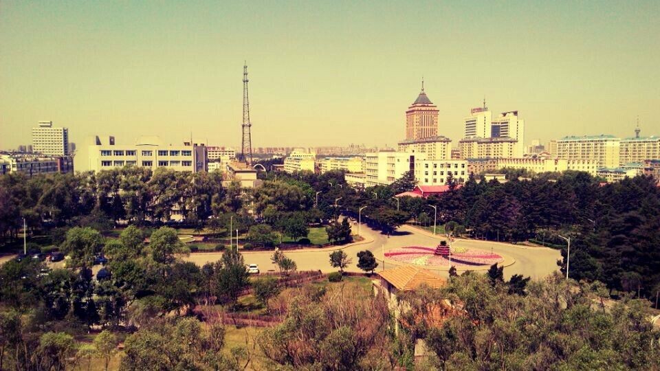 晨拍大学校园