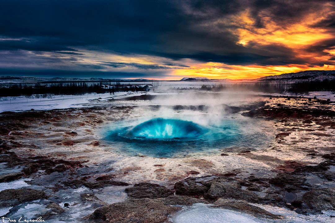 bubble burst of strokkur