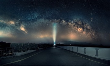 卢湖星空