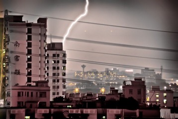 雷电 天