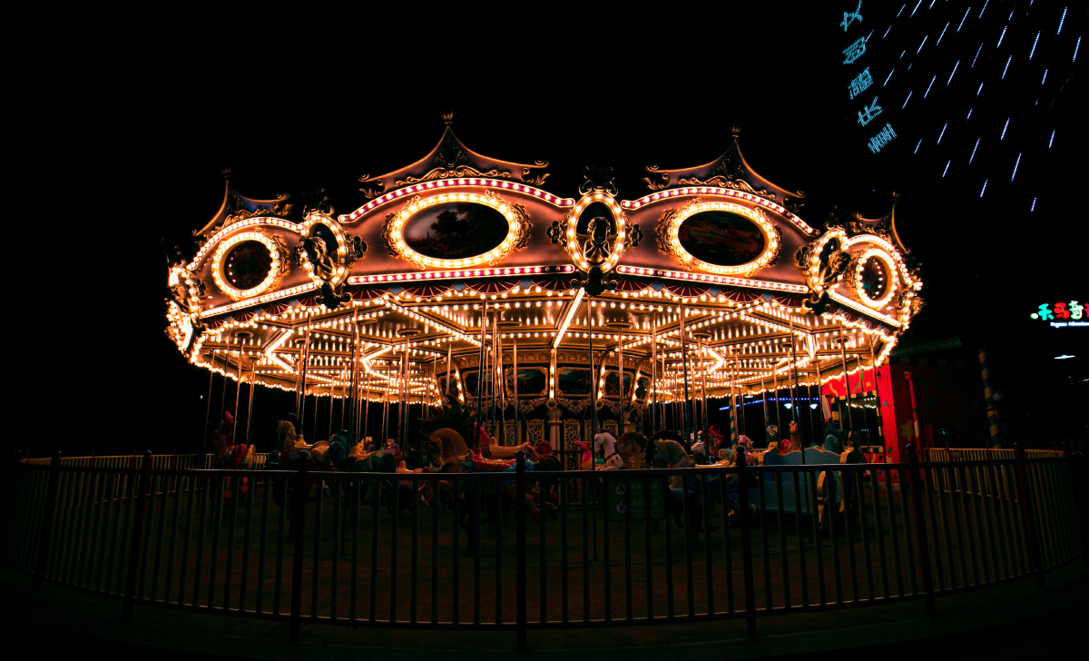 重庆网红的旋转木马