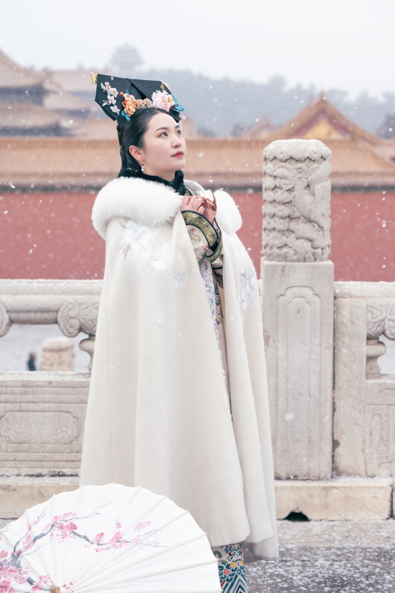 故宫雪景人像北京人像约拍