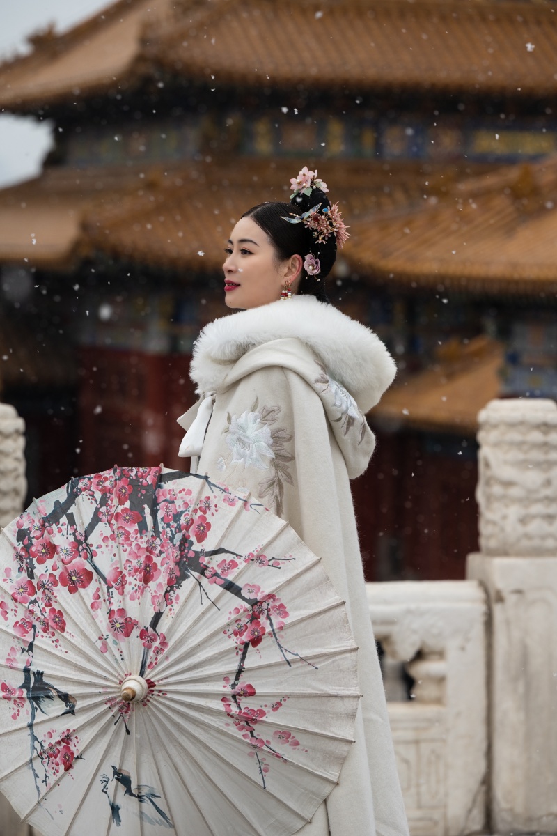 故宫雪景人像北京人像约拍