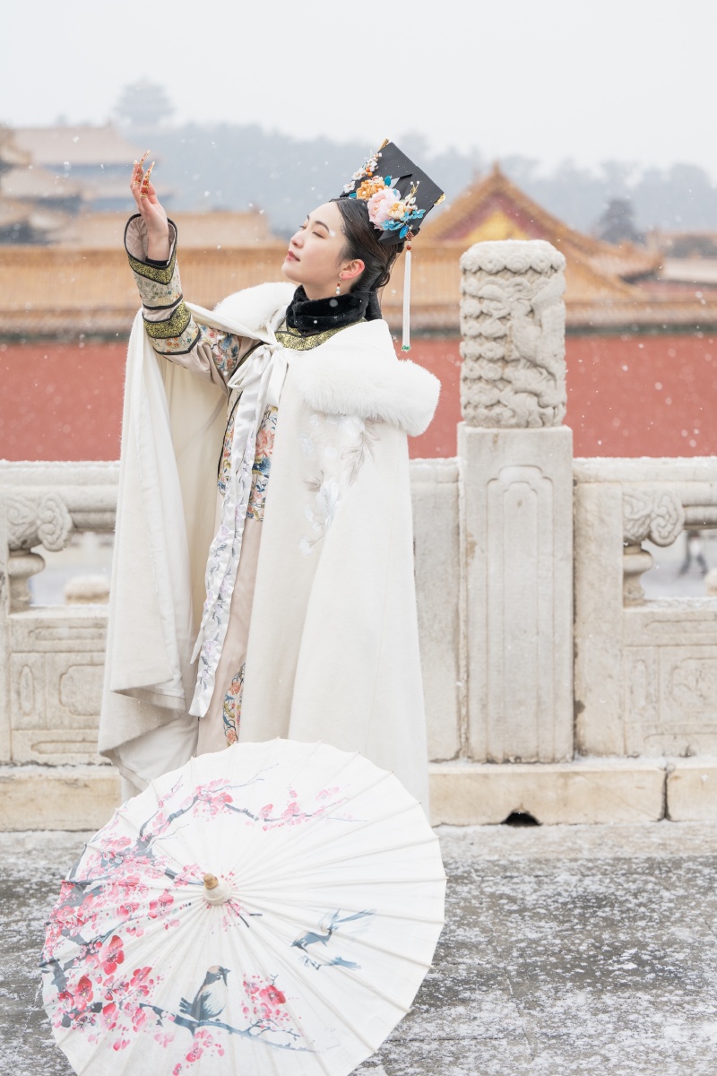 故宫雪景人像北京人像约拍