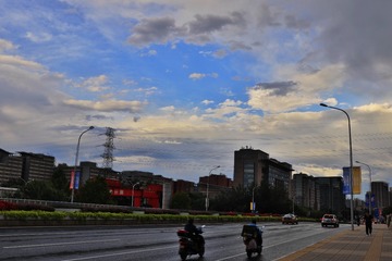 东四的路上