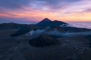 Bromo火山日落