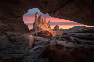 沙特“五指山”