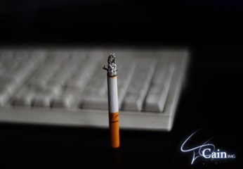上班=一杯铁观音+一份都市报+一盒香烟