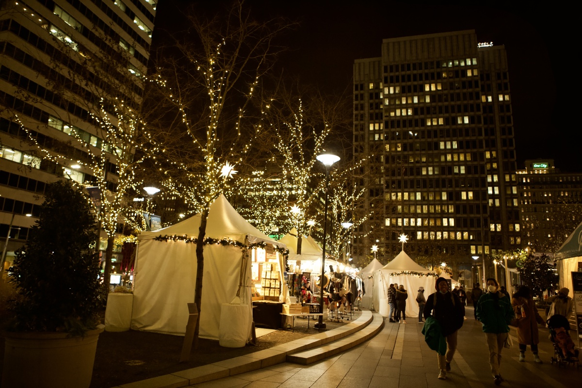 美国费城节日夜市