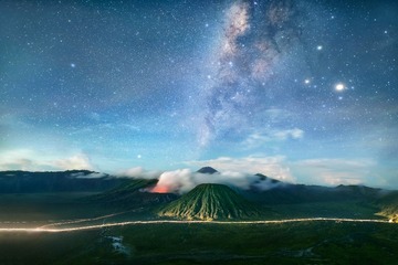 布罗莫火山星空
