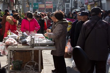 年三十菜场