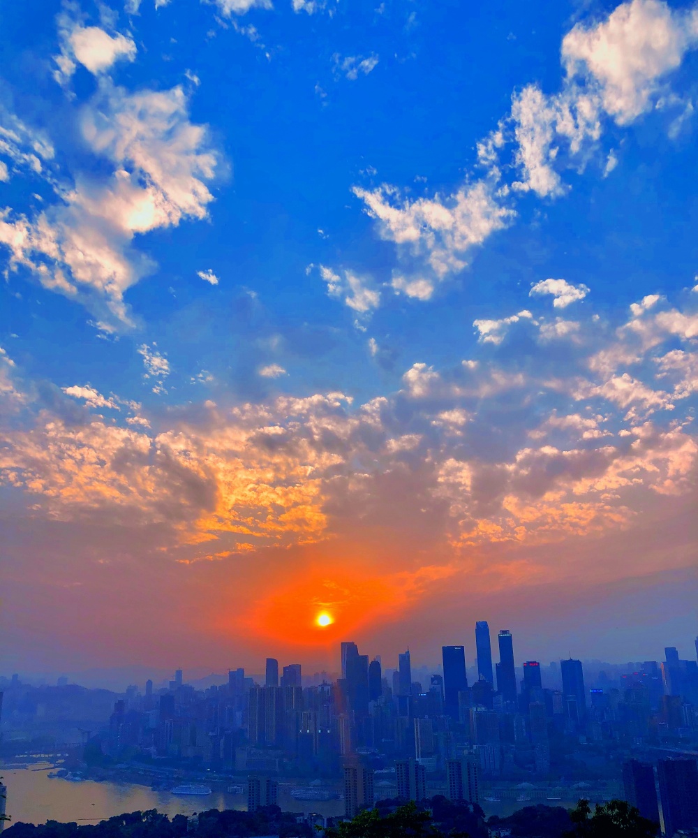 重庆的夕阳