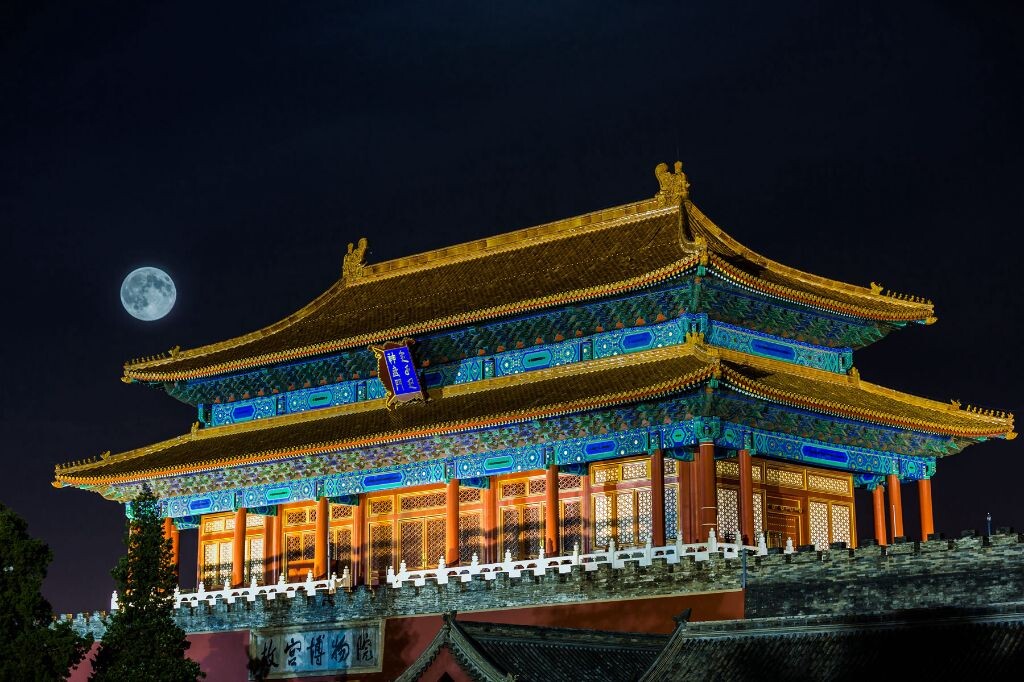 故宫明月照