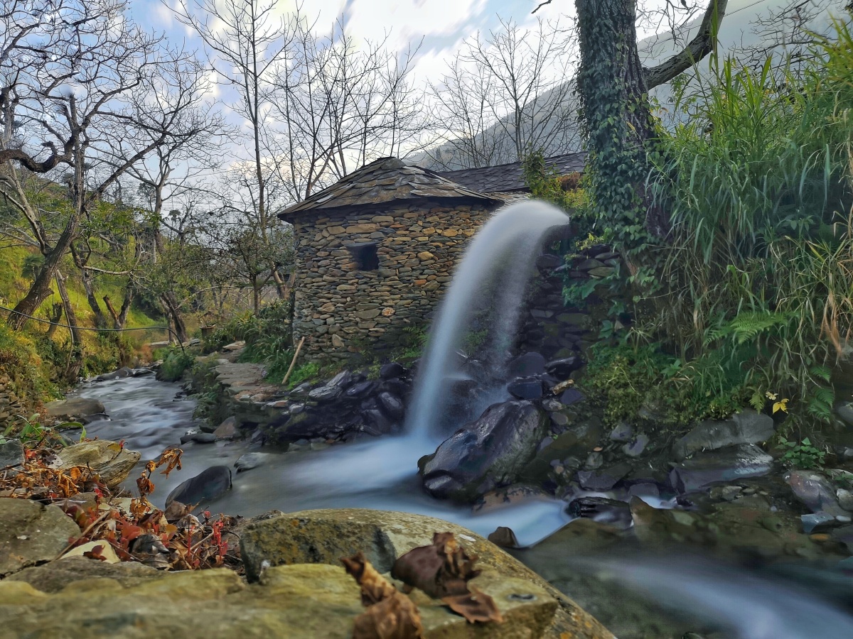 流浪河磨坊群 云南临沧凤庆古墨村