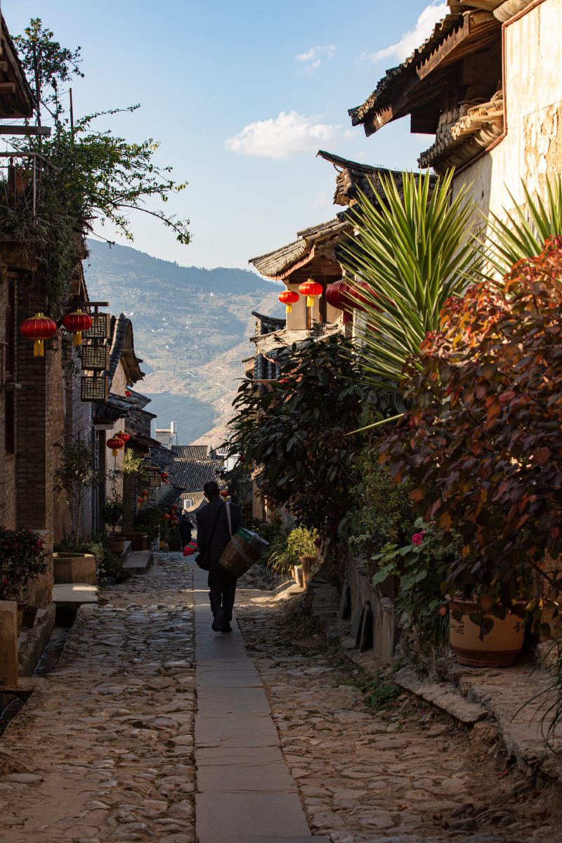 走街串巷云南省临沧市凤庆县鲁史古镇