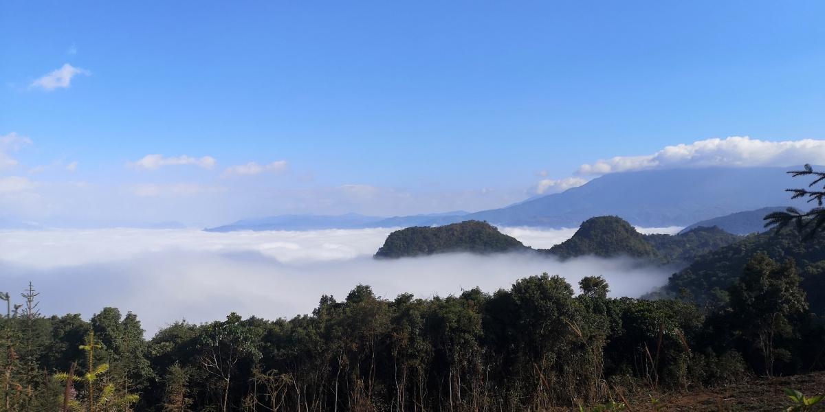 佤山云海 云南省西南部的沧源佤族自治县
