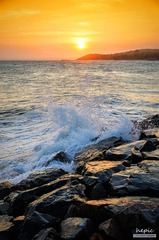 夕阳下的美奈海岸
