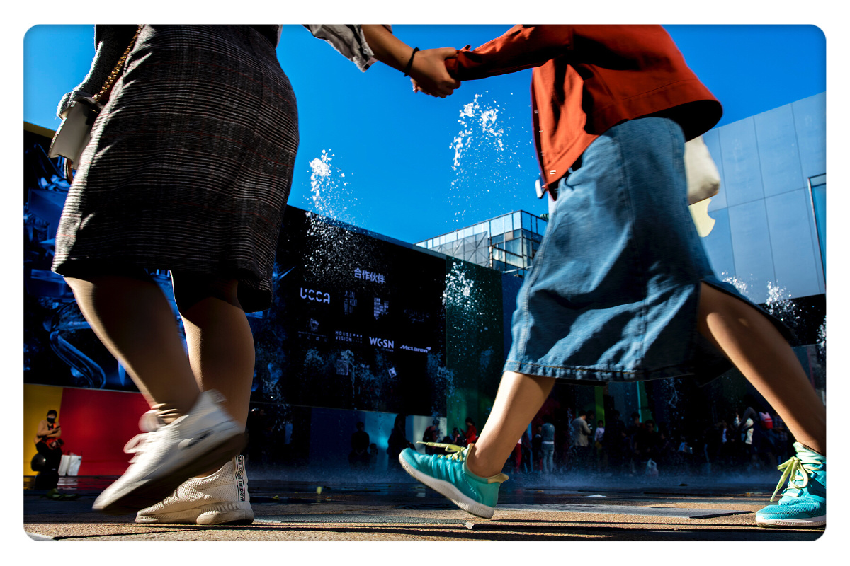 青春,时尚,有活力的三里屯太古里.