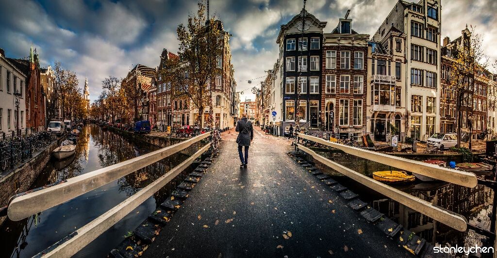 Amsterdam，是放在左边手腕上的誓言，你就是最完美的城市。各位复活节快乐～