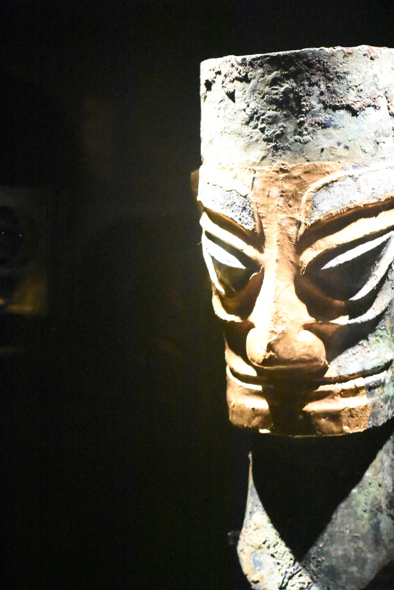 三星堆青铜面具