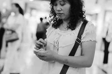 商场里的女顾客