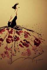 water color dress