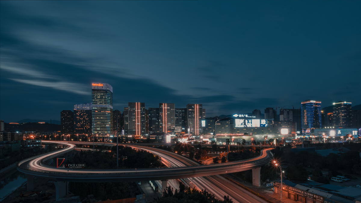 东二环泰禾夜景
