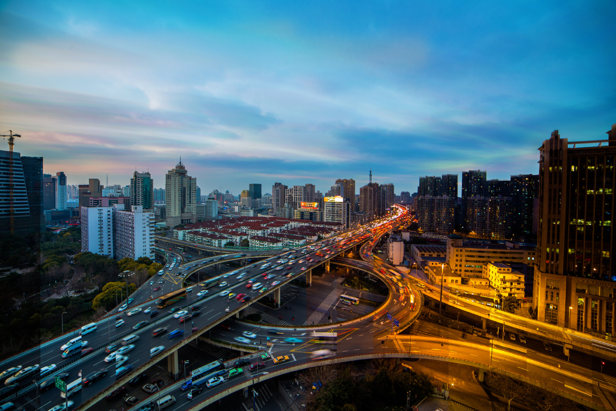 上海天目中路立交