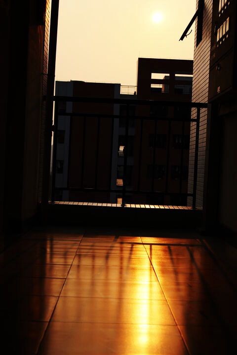 夕颜余晖<br />
美丽的夕阳不是天天都有