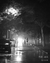 雨夜逆光