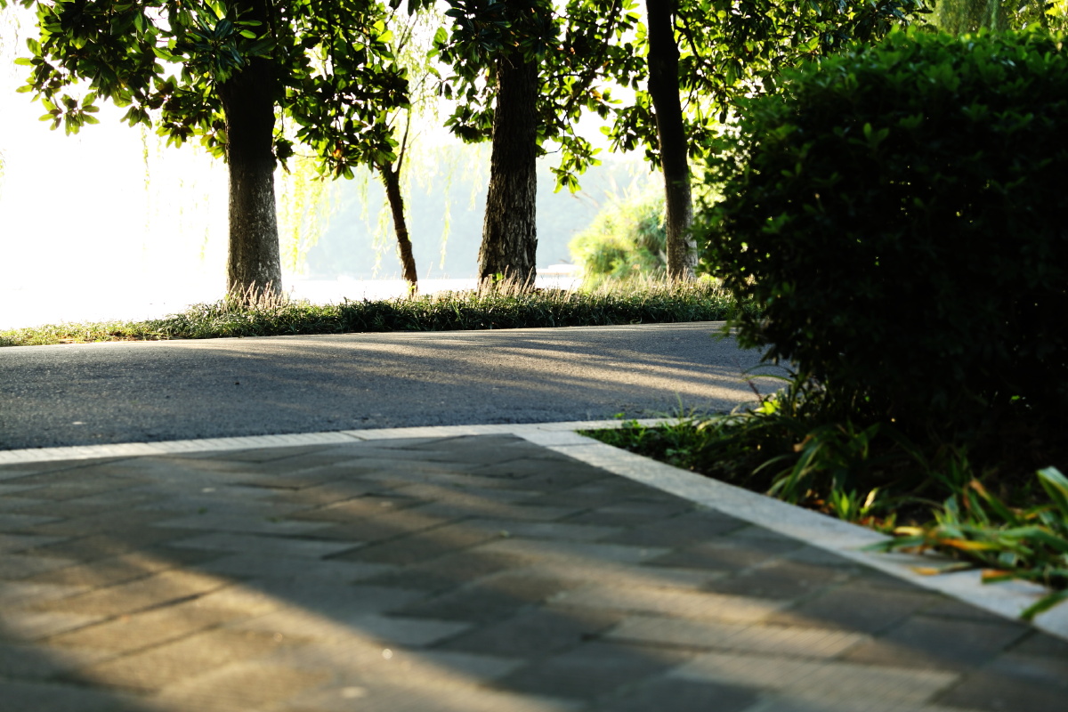 其实人很多，但感觉这个角度光影有一种静谧的感觉。