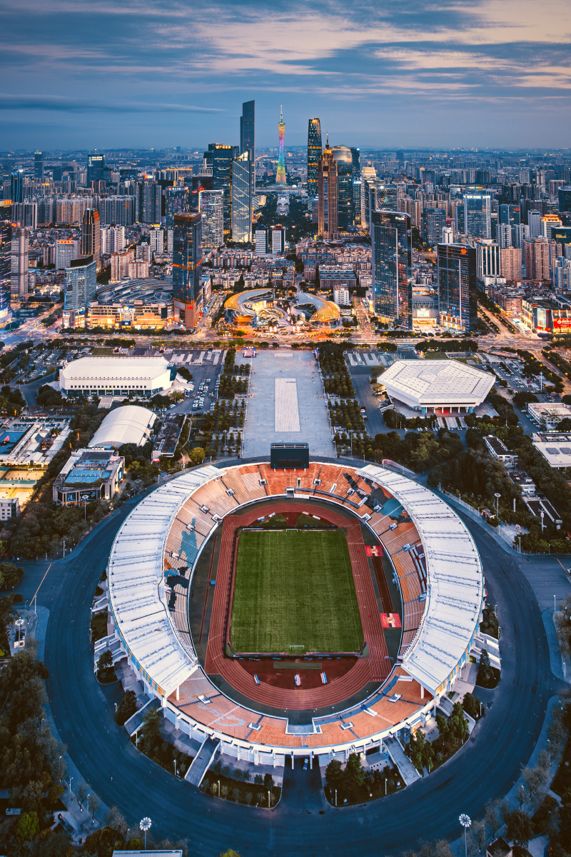 广州珠江新城中轴