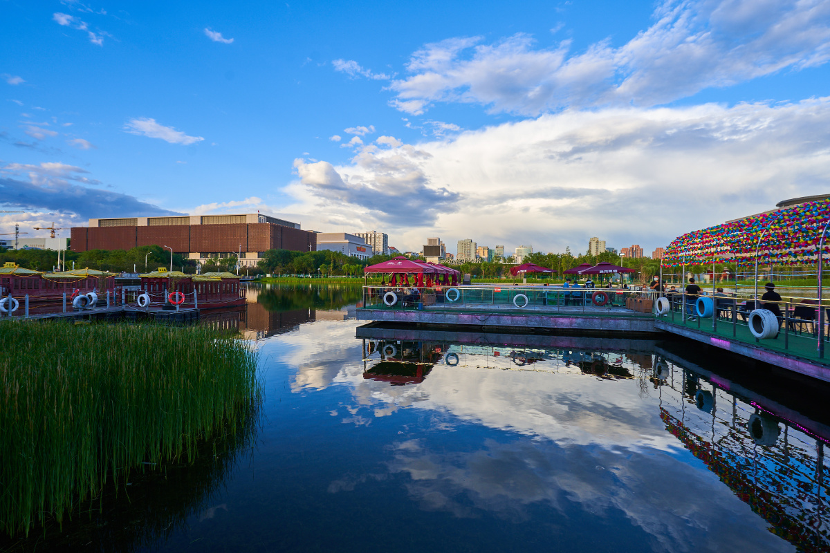 北京奥林匹克公园风光