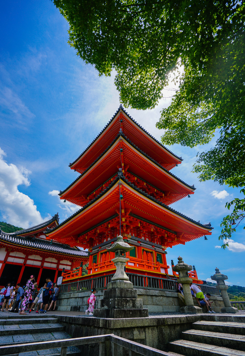 京都 清水寺 三重塔