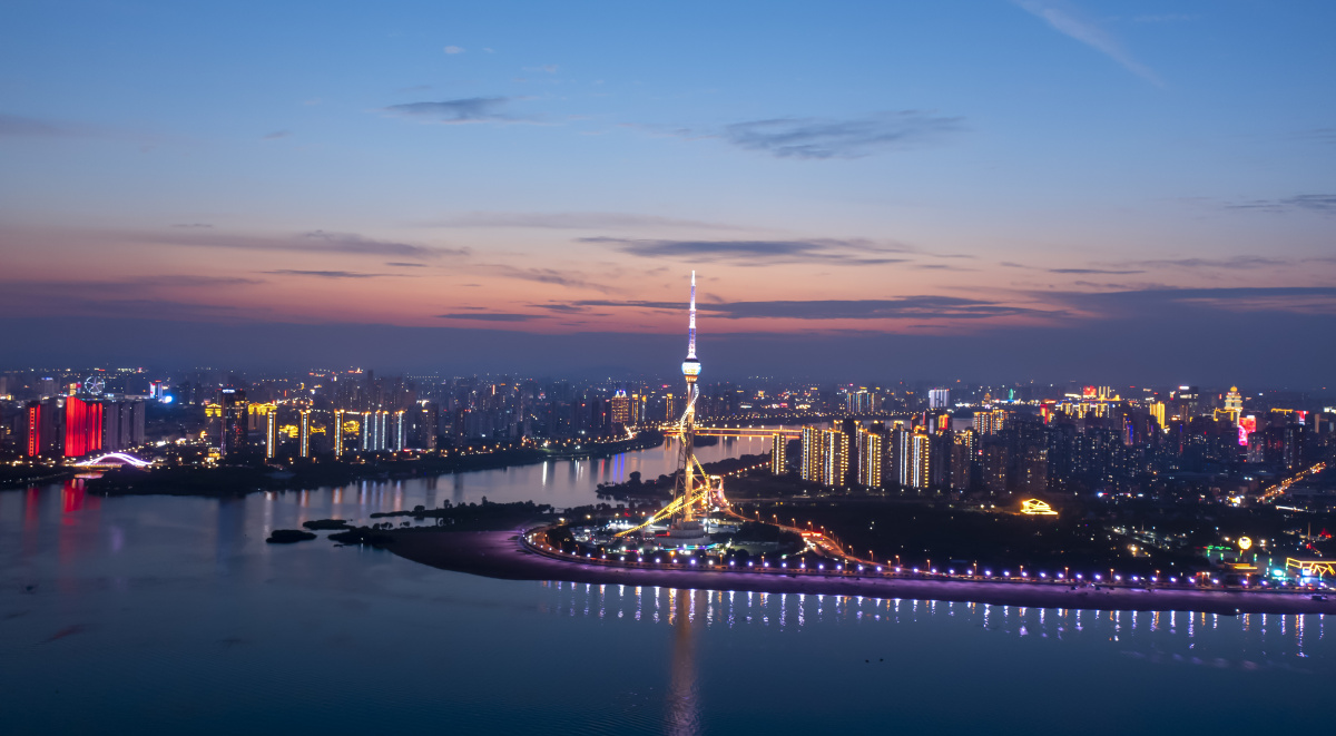 临沂之美—航拍临沂三河口夜景 - 摄影师王文童 - 图虫