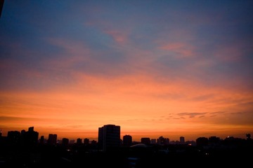 等了好久的夕阳