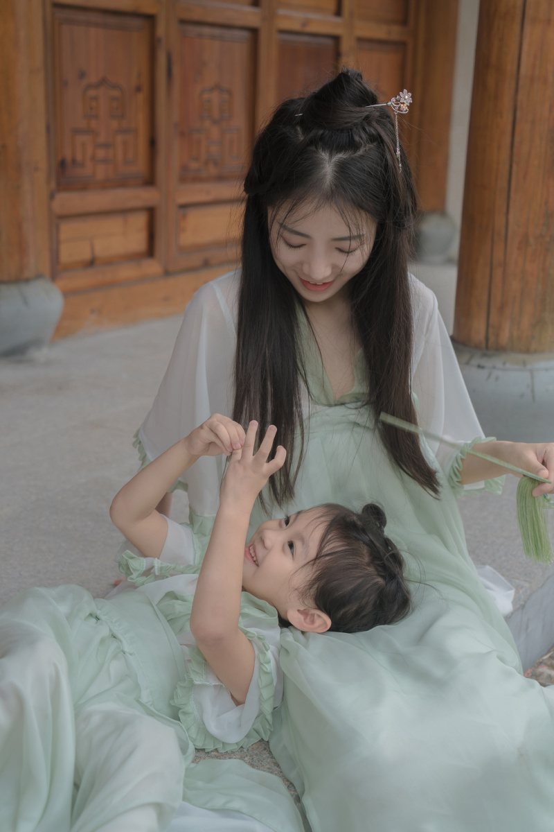 有爱的古风汉服亲子照(一)