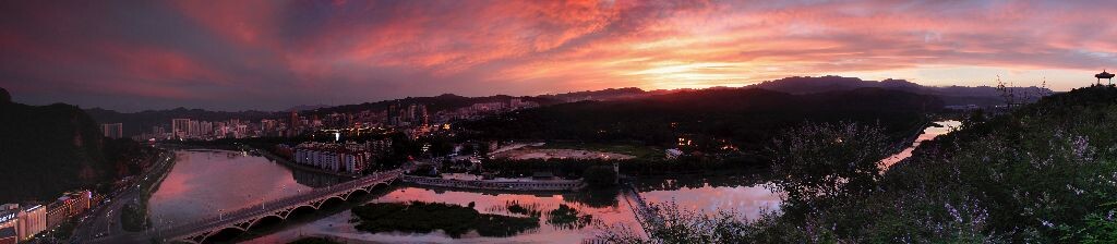 壮美河山-承德全景图-7月流火