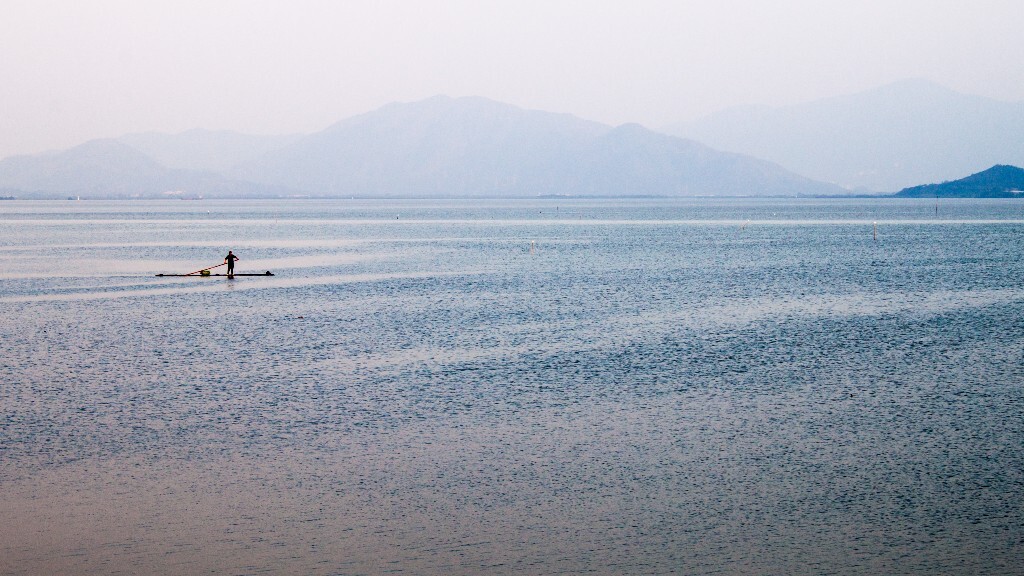 深圳湾黄昏
