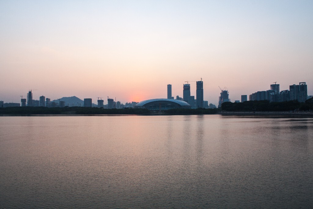 深圳湾黄昏