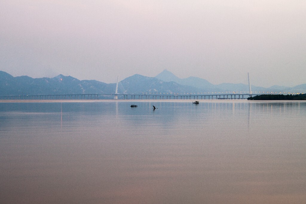 深圳湾黄昏